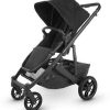 UPPAbaby Cruz V2 Stroller - Jake (Black/Carbon/Black Leather) - Traveling Tikes