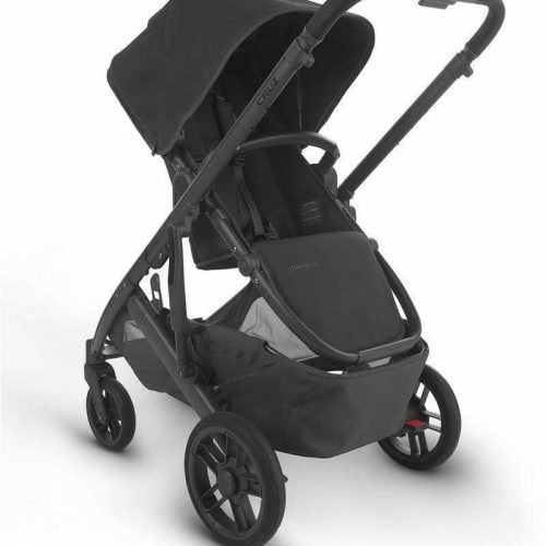 uppababy cruz v2 stroller jake blackcarbonblack leather traveling tikes 3