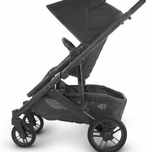 uppababy cruz v2 stroller jake blackcarbonblack leather traveling tikes 4