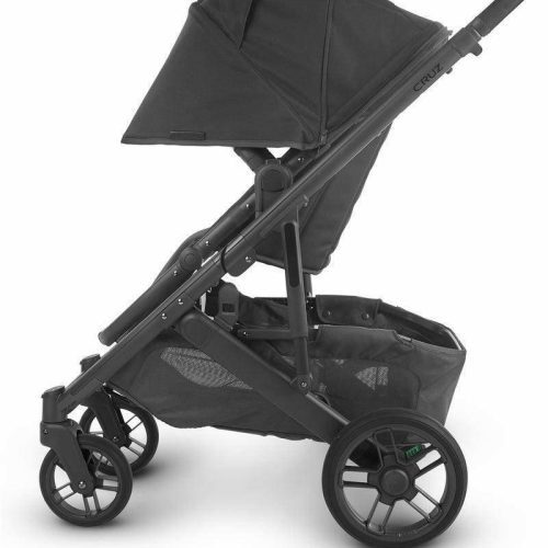 uppababy cruz v2 stroller jake blackcarbonblack leather traveling tikes 5