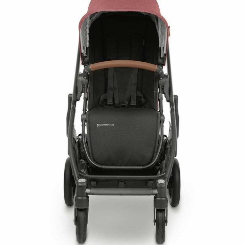 uppababy cruz v2 stroller lucy rosewood melange carbon saddle leather traveling tikes 5