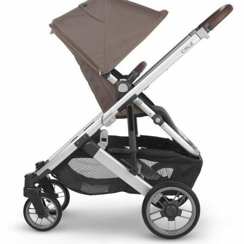 uppababy cruz v2 stroller theo dark taupe silver chestnut leather traveling tikes 4 df83daa7 7343 4b85 bbd9 8cbefb7cec8b