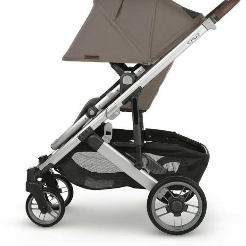 uppababy cruz v2 stroller theo dark taupe silver chestnut leather traveling tikes 5 d631e39e 0cb0 4084 891b 2eacd57041f3