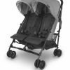 UPPAbaby G-LINK V2 Double Stroller - Greyson (Charcoal Melange / Carbon) - Traveling Tikes