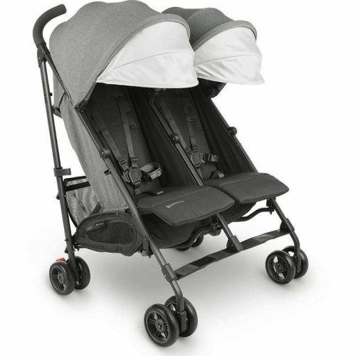 uppababy g link v2 double stroller greyson charcoal melange carbon traveling tikes 3