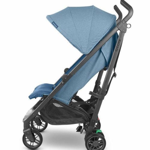 uppababy g luxe 2023 umbrella stroller charlotte coastal blue melange carbon traveling tikes 3