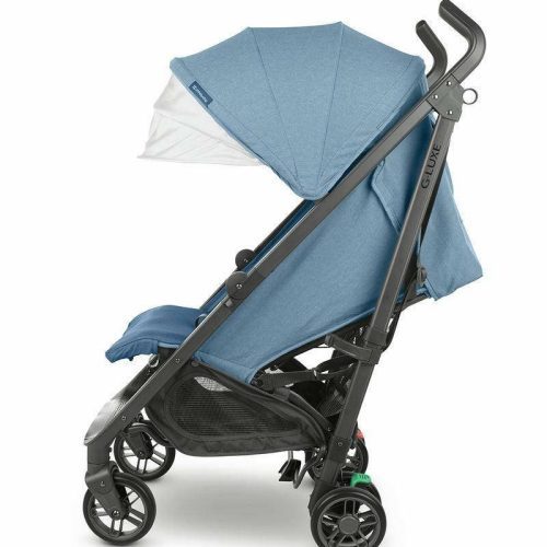 uppababy g luxe 2023 umbrella stroller charlotte coastal blue melange carbon traveling tikes 4