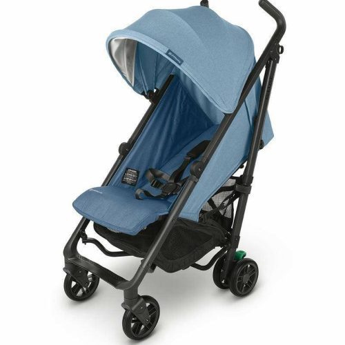 uppababy g luxe 2023 umbrella stroller charlotte coastal blue melange carbon traveling tikes 5