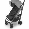 UPPAbaby G-LUXE 2023 Umbrella Stroller - Greyson (Charcoal Melange / Carbon) - Traveling Tikes