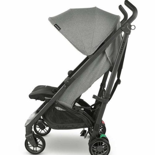 uppababy g luxe 2023 umbrella stroller greyson charcoal melange carbon traveling tikes 3