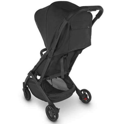 uppababy minu v2 compact stroller jake charcoal carbon black leather traveling tikes 5