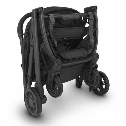 uppababy minu v2 compact stroller jake charcoal carbon black leather traveling tikes 7