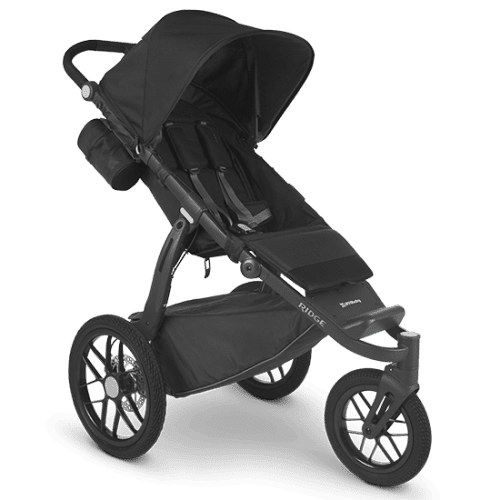 uppababy ridge jogging stroller jakecharcoal black traveling tikes 2