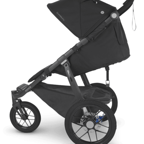 uppababy ridge jogging stroller jakecharcoal black traveling tikes 5