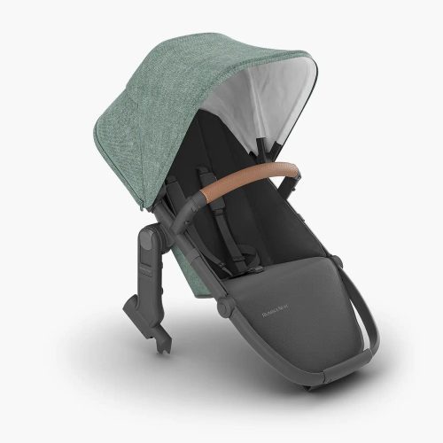 UPPAbaby RumbleSeat V2+ - Gwen (Green Melange / Carbon Frame / Saddle Leather) - Traveling Tikes