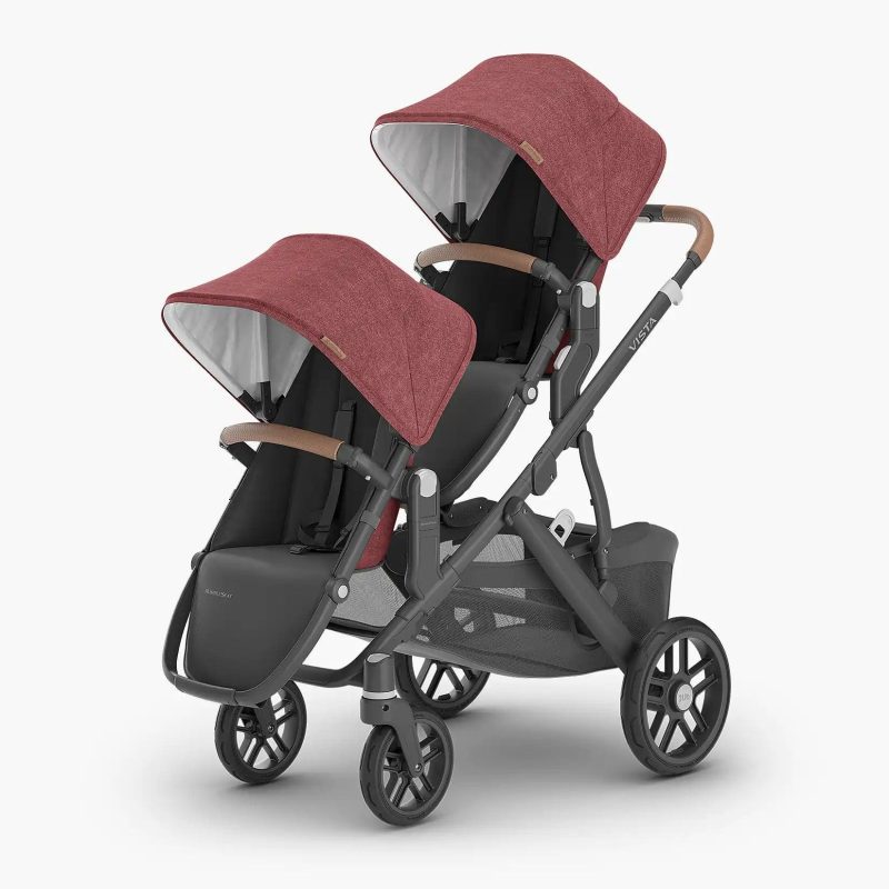 uppababy rumbleseat v2 lucy rosewood melange carbon frame saddle leather traveling tikes 2