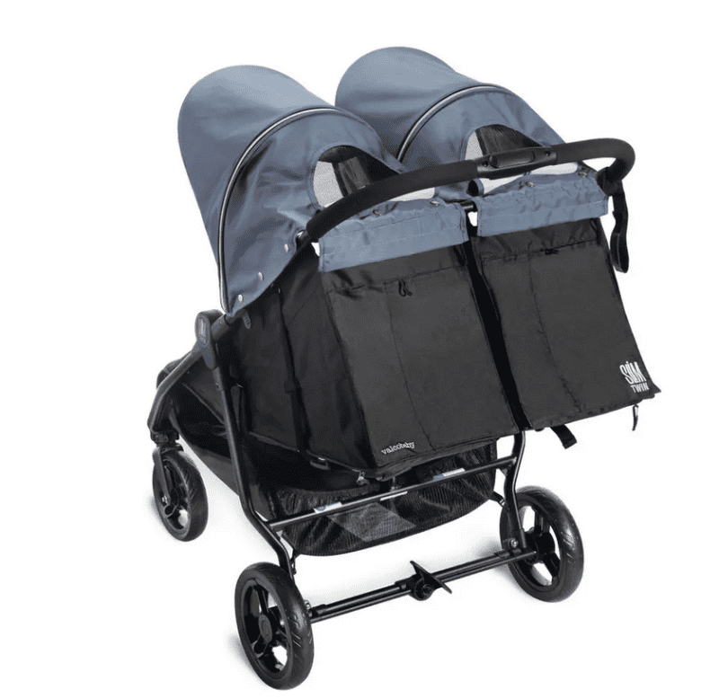 valco baby slim twin double stroller glacier traveling tikes 3