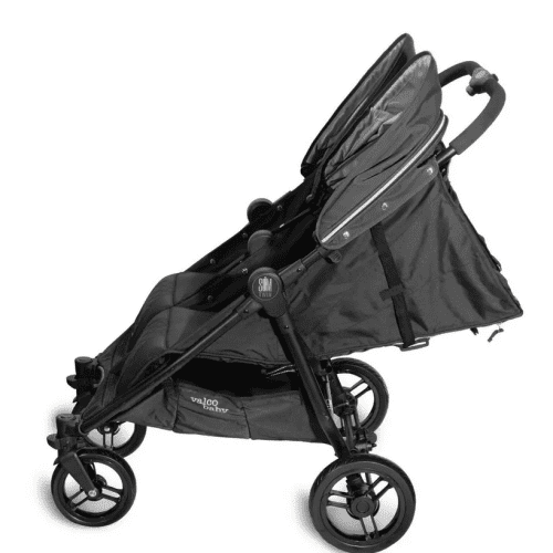 valco baby slim twin double stroller licorice black traveling tikes 2