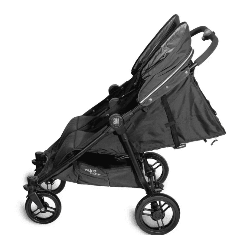 valco baby slim twin double stroller licorice black traveling tikes 2