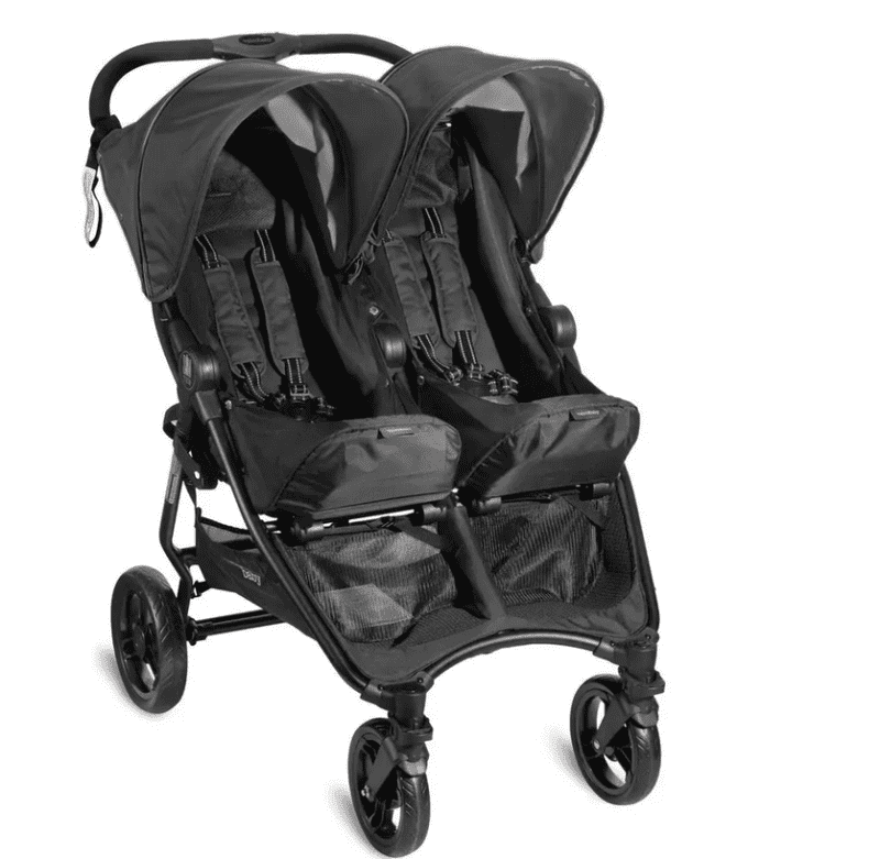 valco baby slim twin double stroller licorice black traveling tikes 8