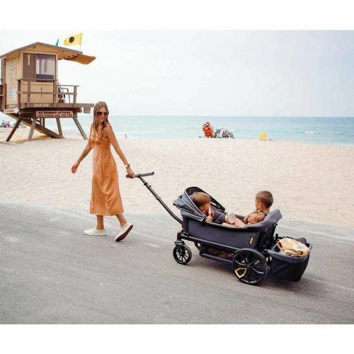 veer cruiser xl 4 seater stroller wagon grey traveling tikes 7