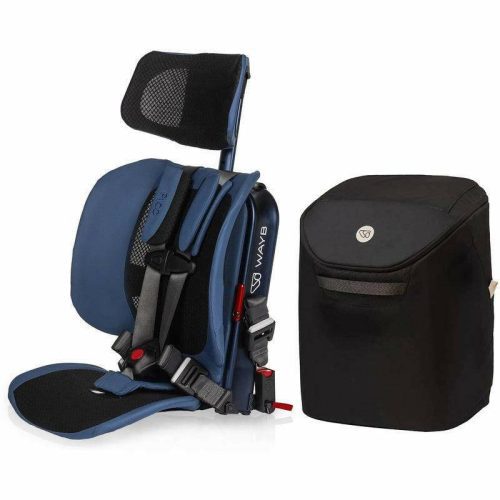 WAYB Pico Portable Car Seat + Carry Bag Bundle - Midnight - Traveling Tikes