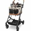 Wonderfold Folding P2 Pet Stroller - Sandy Beige - Traveling Tikes