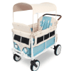 WonderFold VW4 Volkswagen Stroller Wagon - Bondi Blue - Traveling Tikes