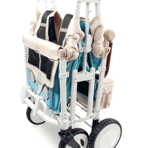 wonderfold vw4 volkswagen stroller wagon bondi blue traveling tikes 3