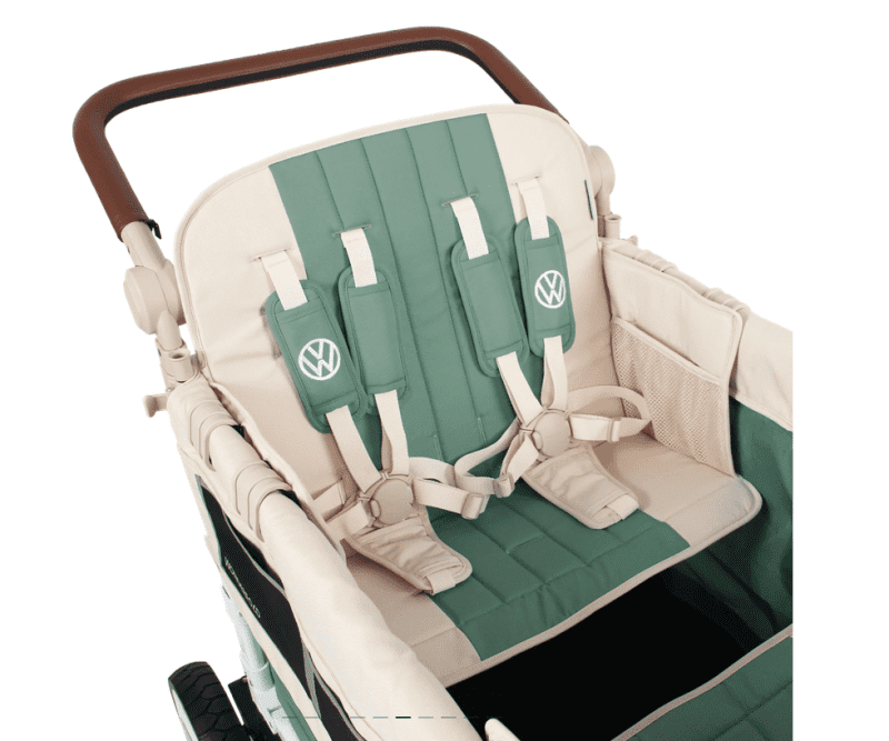 wonderfold vw4 volkswagen stroller wagon sage green traveling tikes 3