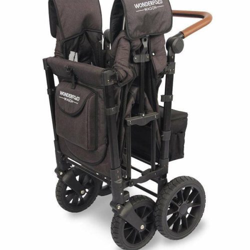 wonderfold w2 luxe w2s 2 0 multifunctional double 2 seater stroller wagon charcoal black traveling tikes 6