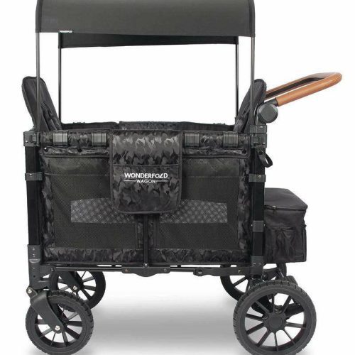 wonderfold w2 luxe w2s 2 0 multifunctional double 2 seater stroller wagon elite black camo traveling tikes 2