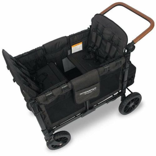 wonderfold w4 luxe w4s 2 0 multifunctional quad 4 seater stroller wagon volcanic black traveling tikes 4