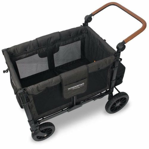 wonderfold w4 luxe w4s 2 0 multifunctional quad 4 seater stroller wagon volcanic black traveling tikes 5