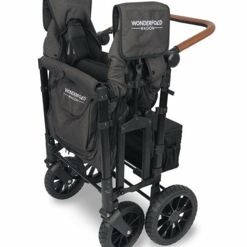 wonderfold w4 luxe w4s 2 0 multifunctional quad 4 seater stroller wagon volcanic black traveling tikes 6