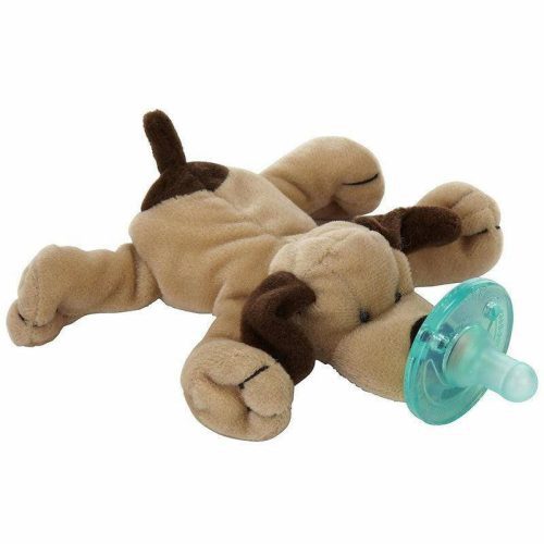 Wubbanub Pacifier-Brown Puppy - Traveling Tikes