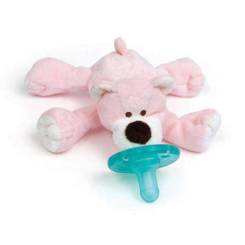 Wubbanub Pacifier-Pink Bear - Traveling Tikes