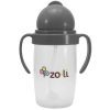 ZoLi BOT 10 oz. Straw Sippy Cup-Grey - Traveling Tikes